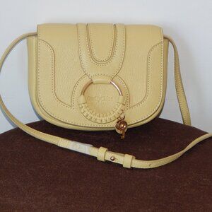 See By Chloe Hana Mini Russet Green Leather Flap Crossbody Bag Authentic NWT